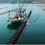 SEAPA trials in Japan, deep water, oyster boat